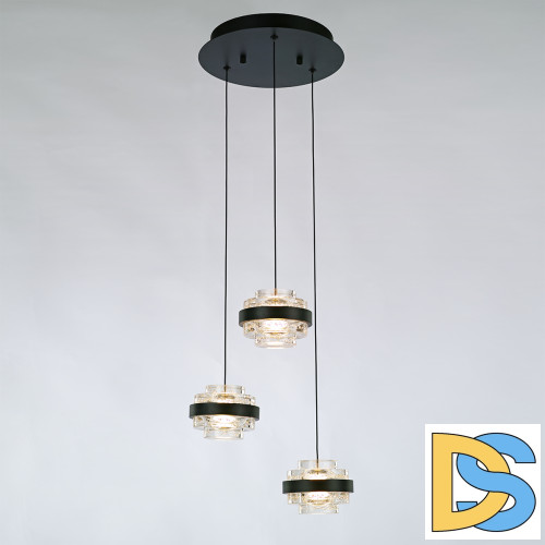 Подвесной светильник Delight Collection MD22030002 MD22030002-3A black/clear