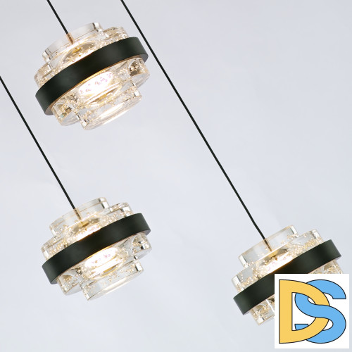 Подвесной светильник Delight Collection MD22030002 MD22030002-3A black/clear