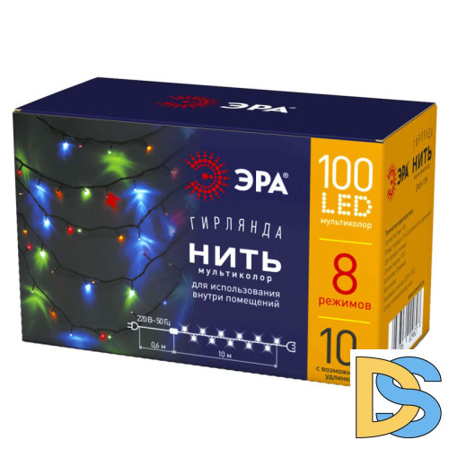 Светодиодная гирлянда ЭРА ENIN-10M Б0041893