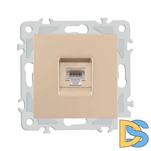 Розетка RJ45 Arte Milano 206.45-1.shampan