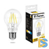 Лампа светодиодная филаментная Feron E27 9W 2700K Шар Прозрачная LB-63 25631