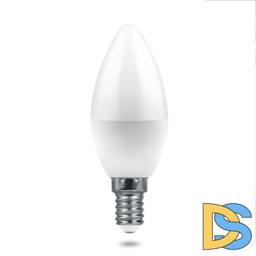 Лампа светодиодная Feron E14 9W 2700K свеча матовая LB-1309 38059