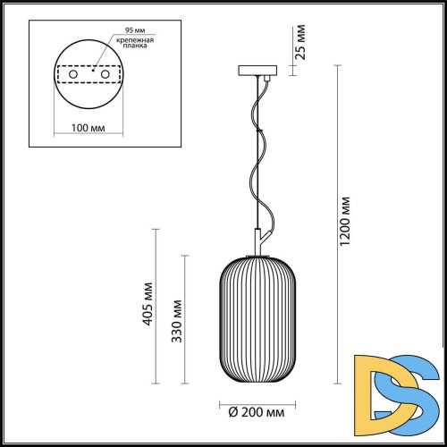 Подвесной светильник Odeon Light 4751/1