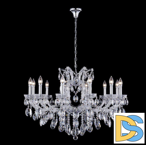 Подвесная люстра Crystal Lux Hollywood SP12 Chrome