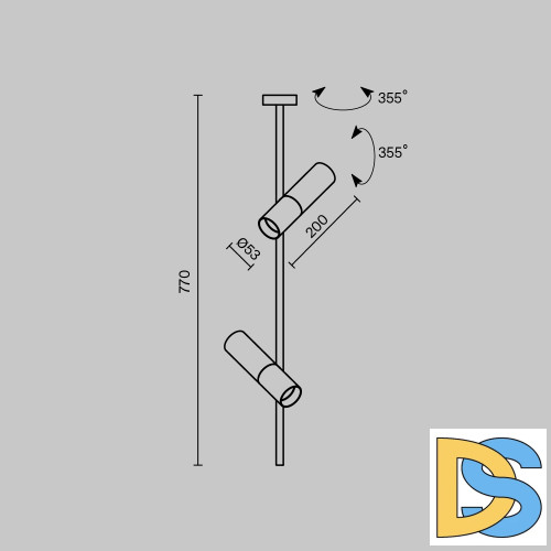 Подвесной светильник Maytoni Elti C021CL-02W