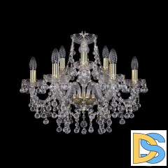 Подвесная люстра Bohemia Ivele Crystal 1409/6+3/195 G