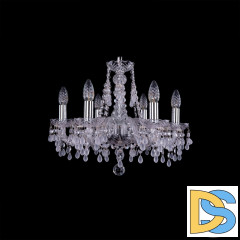 Подвесная люстра Bohemia Ivele Crystal 1410/6/160 Ni V0300