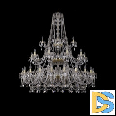 Подвесная люстра Bohemia Ivele Crystal 1411/20+10+5/530/3d G