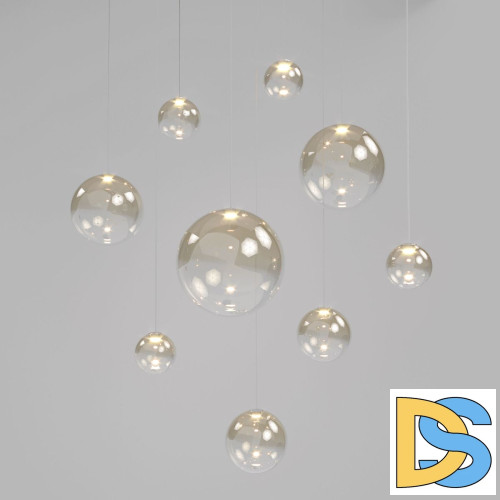 Подвесной светильник Eurosvet Wonder 50234/1 LED янтарный a058640