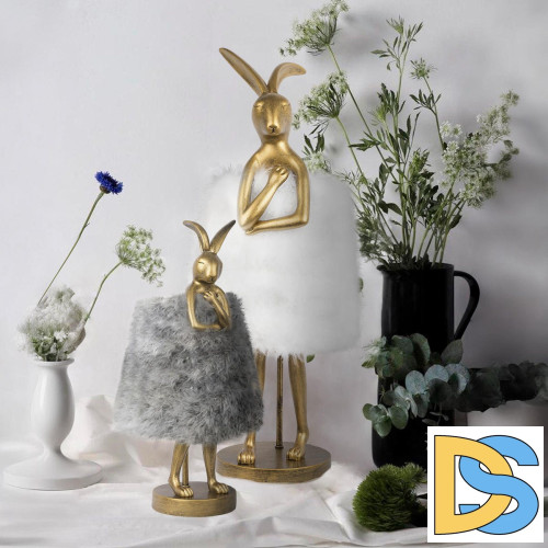 Настольная лампа Loft IT Lapine 10315/A White fluff