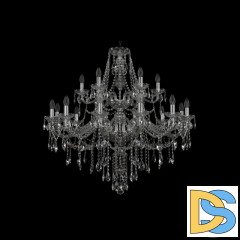 Подвесная люстра Bohemia Ivele Crystal 1415/12+6/360/2d Ni