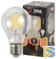 Лампа светодиодная Эра E27 9W 2700K F-LED A60-9W-827-E27 Б0043433