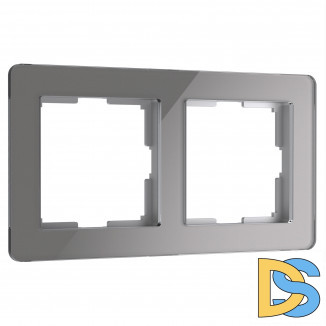 Рамка из акрила на 2 поста Acrylic графит W0022704