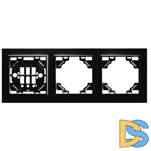 Рамка 3-местная горизонтальная Stekker PFR00-9003-03 39484