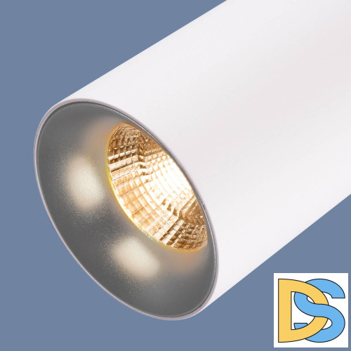 Подвесной светодиодный светильник Elektrostandard DLS021 9+4W 4200К белый матовый/серебро 4690389144288