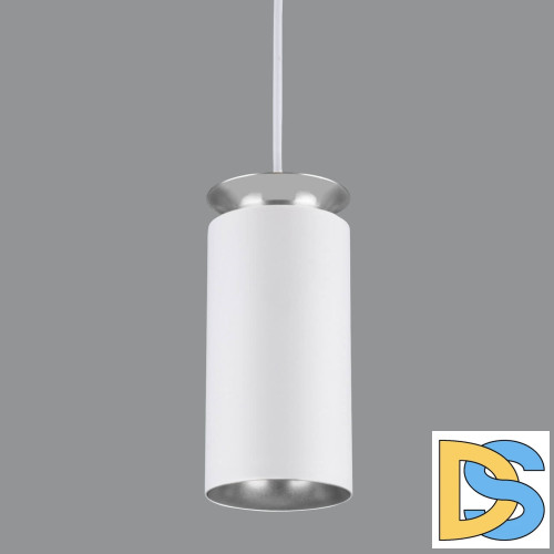 Подвесной светодиодный светильник Elektrostandard DLS021 9+4W 4200К белый матовый/серебро 4690389144288