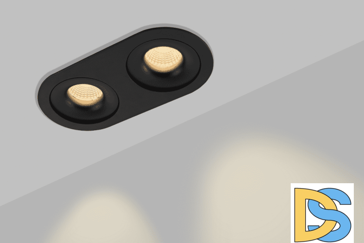 Корпус встраиваемого светильника SWG COMBO-2R2-BL 004161