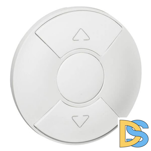 Лицевая панель Legrand Celiane механизма рольставней белая 068151