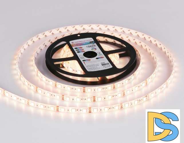 Светодиодная лента Ambrella Light LED Strip 12В 5050 14,4Вт/м RGB 5м IP65 GS2302