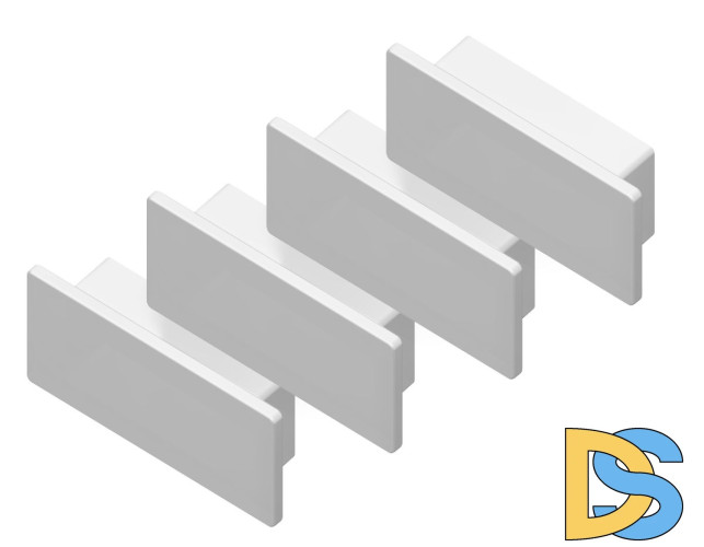 Заглушка (4 шт.) Ambrella Light Alum Profile GP8400