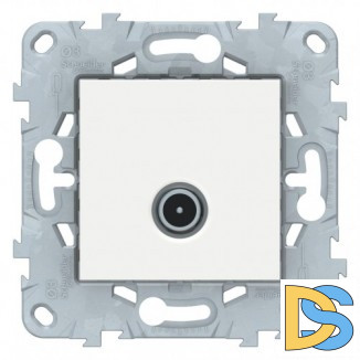 Розетка телевизионная оконечная ТV, Белый, серия Unica New, Schneider Electric