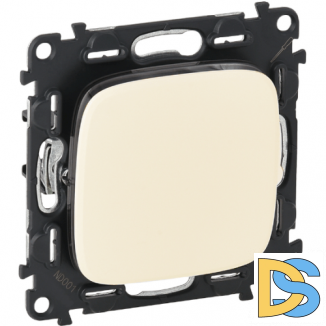 Выключатель Legrand Valena Allure 1-клавишный 752001+755006 Слоновая кость