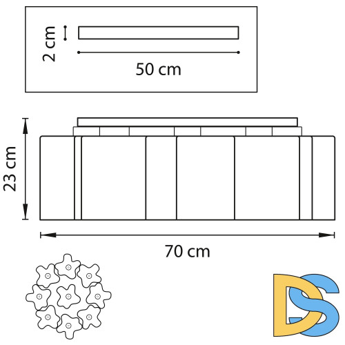 Потолочная люстра Lightstar Nubi 802097