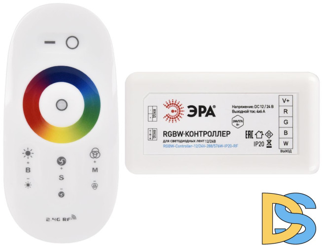 Контроллер для светодиодной ленты с пультом Эра Б0061114