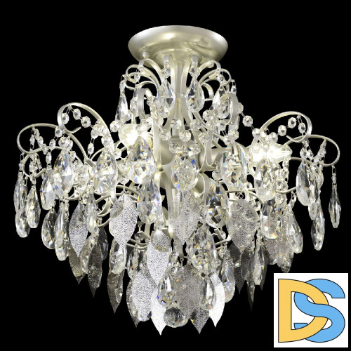 Потолочный светильник Crystal Lux ESMIRALDA PL4 SILVER