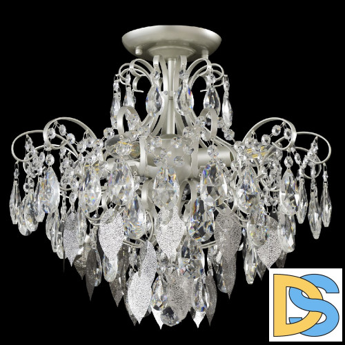 Потолочный светильник Crystal Lux ESMIRALDA PL4 SILVER