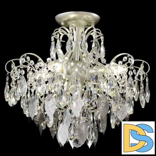 Потолочный светильник Crystal Lux ESMIRALDA PL4 SILVER