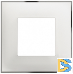 Рамка 1-я Белый/Хром Btichino Classia