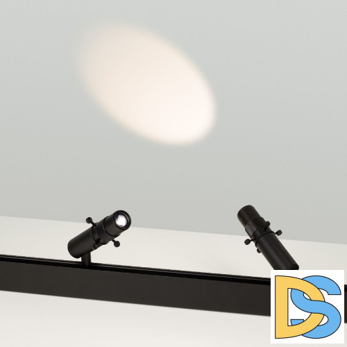 Трековый магнитный светильник Arlight MAG-ORIENT-SPOT-CROP-ZOOM-TC-R35-6W Warm3000 (BK, 19-29 deg, 48V) 045067