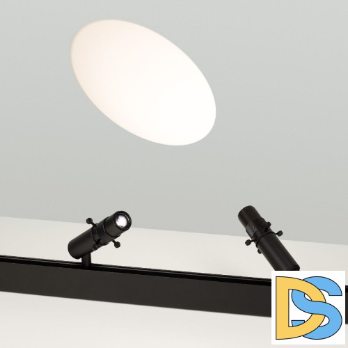 Трековый магнитный светильник Arlight MAG-ORIENT-SPOT-CROP-ZOOM-TC-R35-6W Warm3000 (BK, 19-29 deg, 48V) 045067