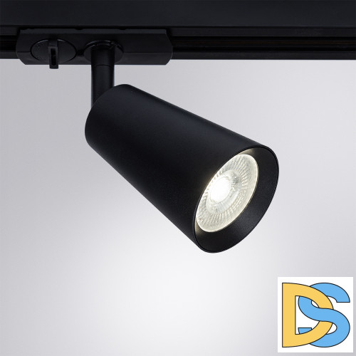 Трековый однофазный светильник Arte Lamp Cintura A2354PL-1BK