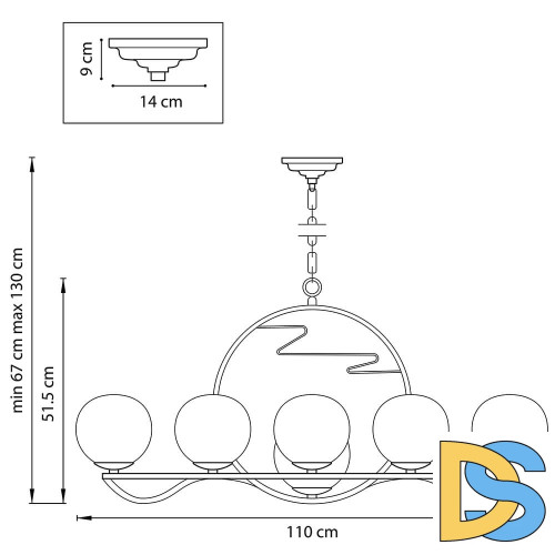 Подвесная люстра Lightstar Enna 762117