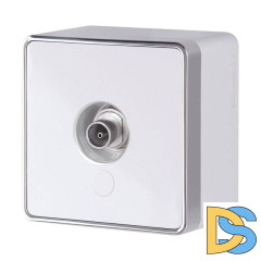 ТВ-розетка Werkel Gallant оконечная белая W5083001 4690389164712