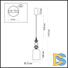 Подвесной светильник Odeon Light Palleta 5045/12LA
