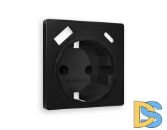Лицевая панель для розетки с/з со шторками 2USB A+C Ambrella Volt Alfa AP8100