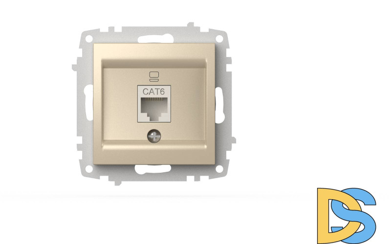 Розетка компьютерная (Cat 6) ELBI Zena Vega 609-012500-247