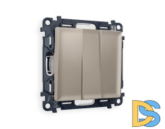 Комплект механизма 3-кл выключателя Ambrella Volt Alfa MA365010