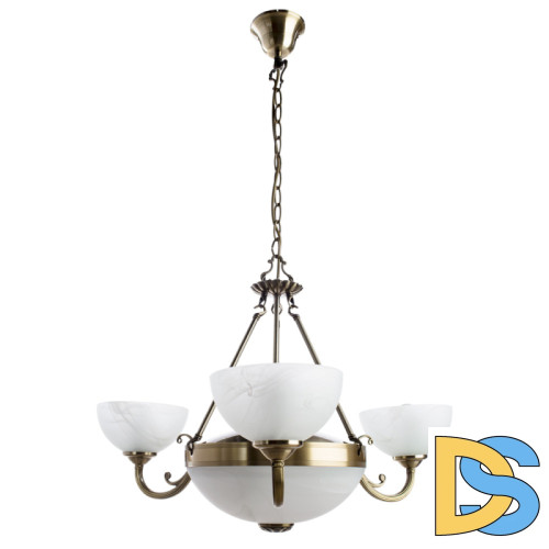 Подвесная люстра Arte Lamp Windsor White A3777LM-3-2AB