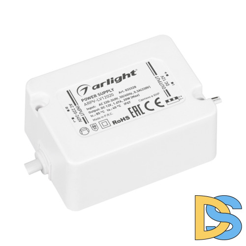 Блок питания Arlight ARPV-LV12020 (12V, 1.67A, 20W) 033328