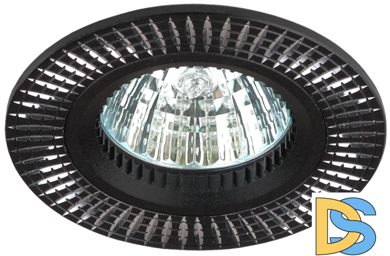 Встраиваемый светильник Эра KL32 AL/BK/1 Б0049563