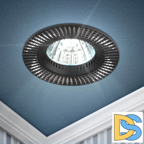 Встраиваемый светильник Эра KL32 AL/BK/1 Б0049563