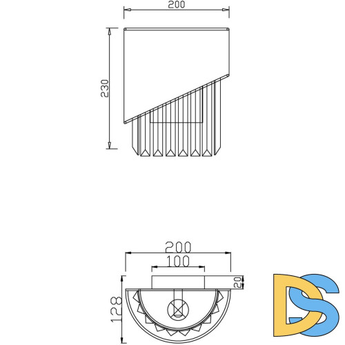 Бра Freya Eclipse FR5170WL-01N