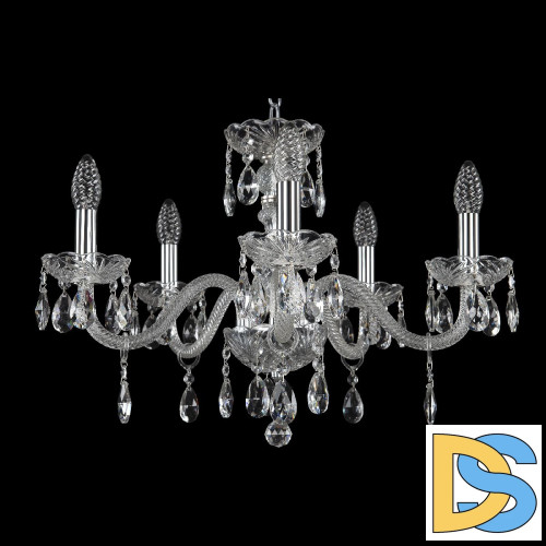 Подвесная люстра Bohemia Ivele Crystal 117/5/195 Ni