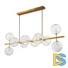 Подвесная люстра Delight Collection Globe Mobile KG0965P-10L brass