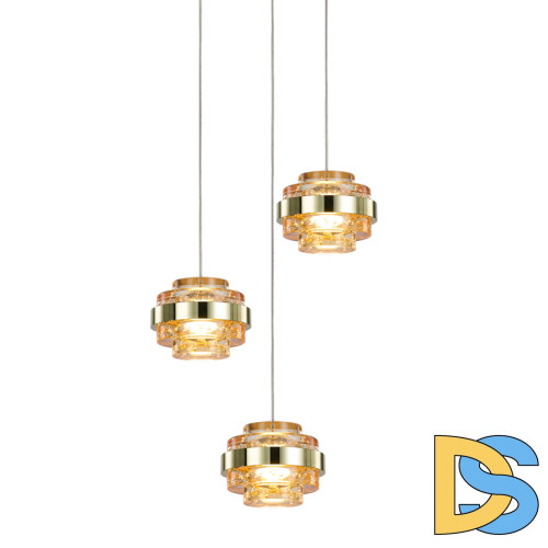 Подвесной светильник Delight Collection MD22030002 MD22030002-3A gold/champagne