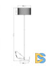 Торшер ARTE Lamp A1021PN-1SS